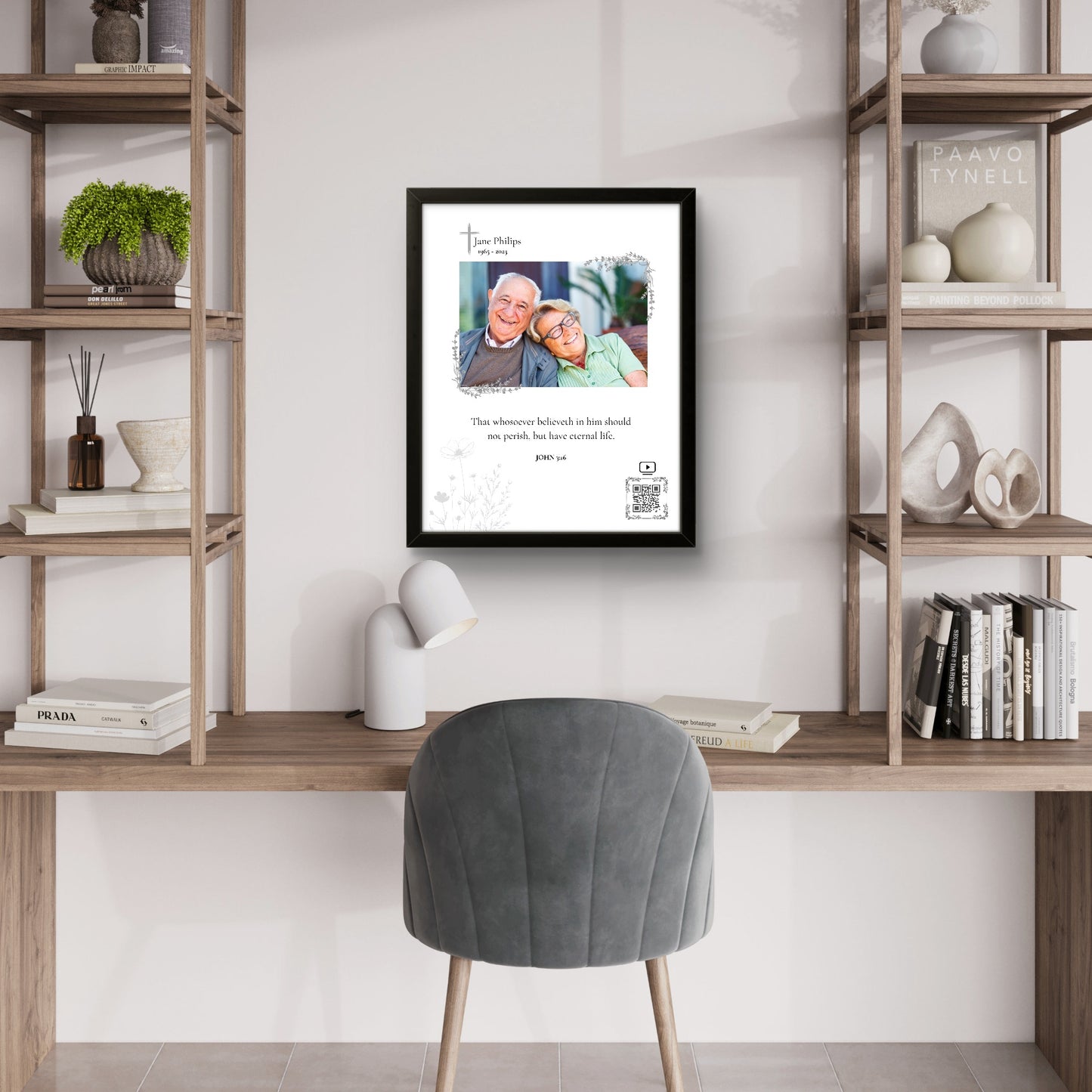 Blooming Memories Frame – Personalized