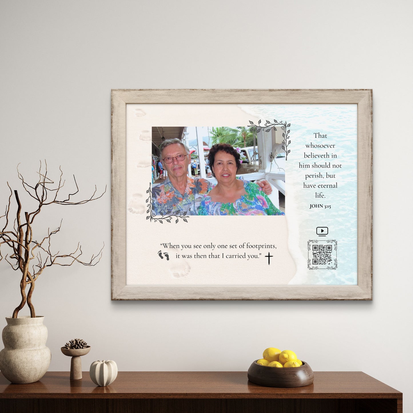 Forever Footprints Frame – Personalized
