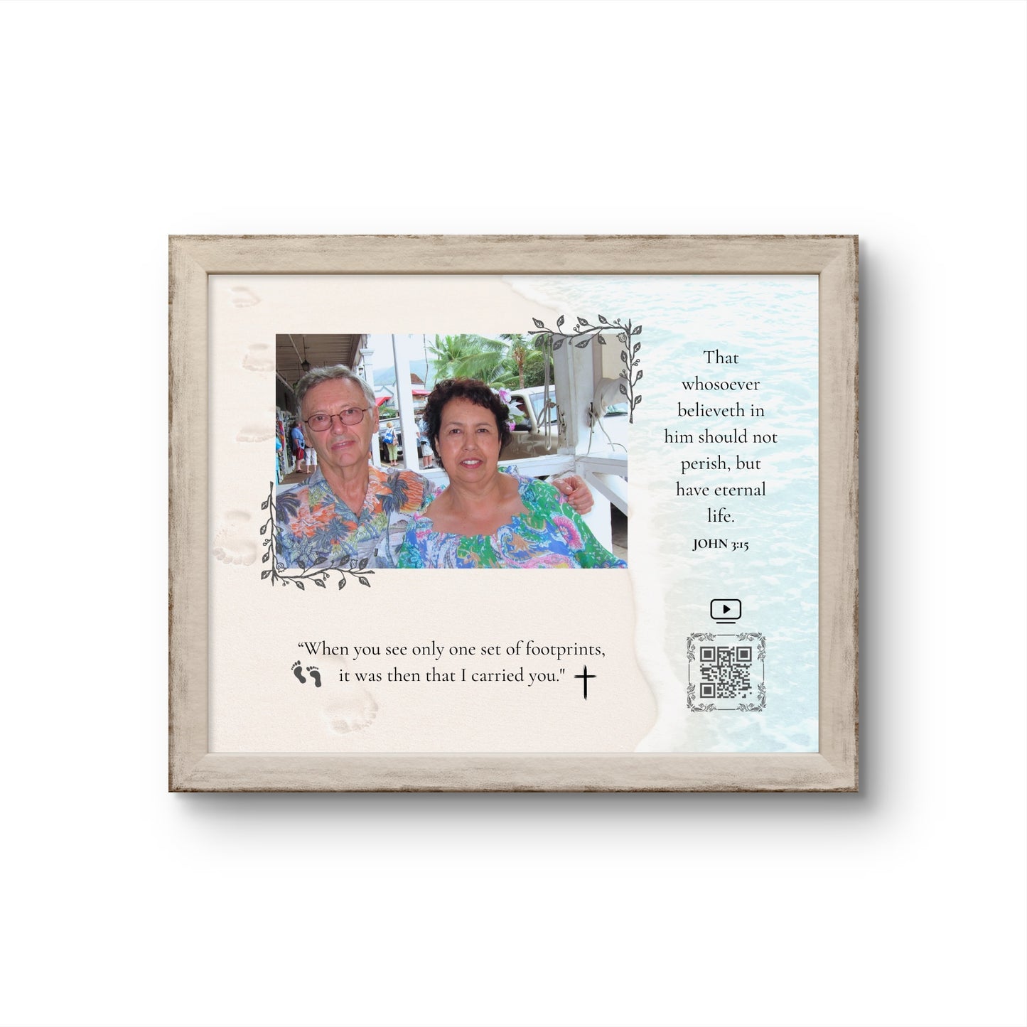 Forever Footprints Frame – Personalized